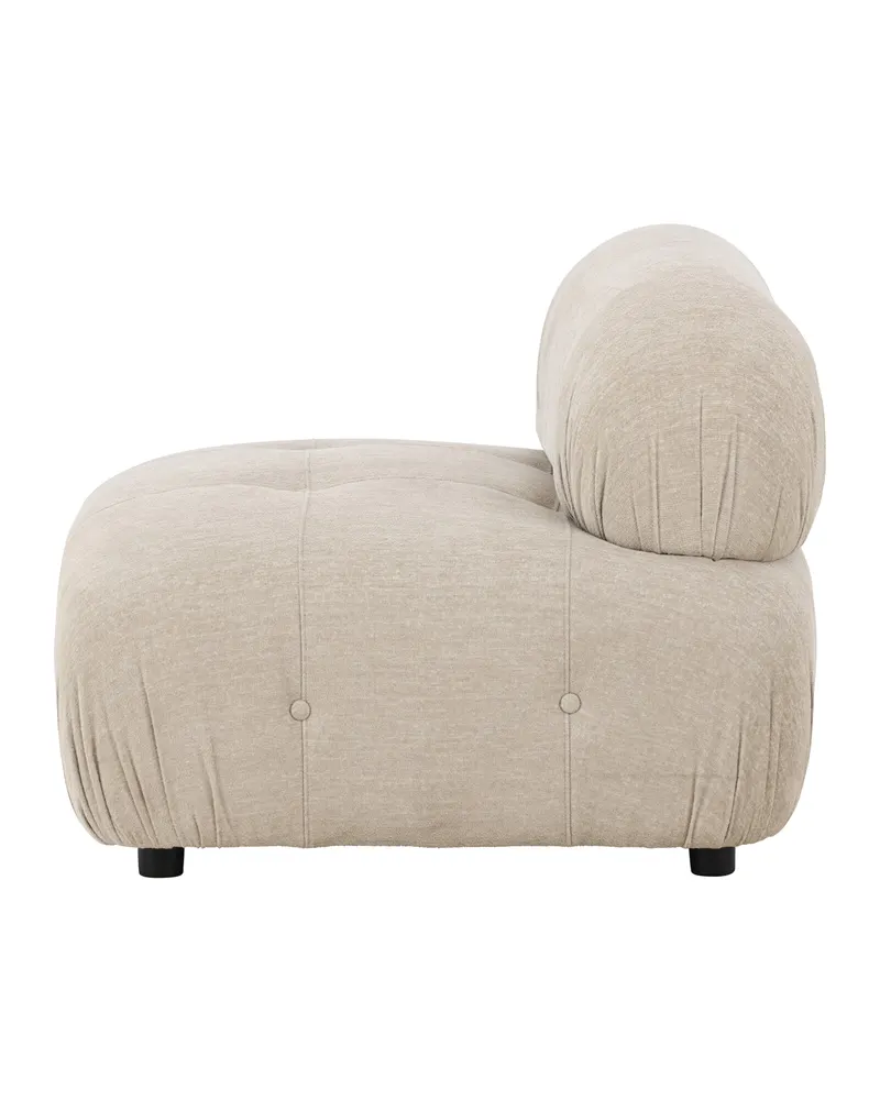 Mika Sofa-Modul mit gerundeten Polsterrollen in 95 × 80 × 95 cm, Ansicht 7