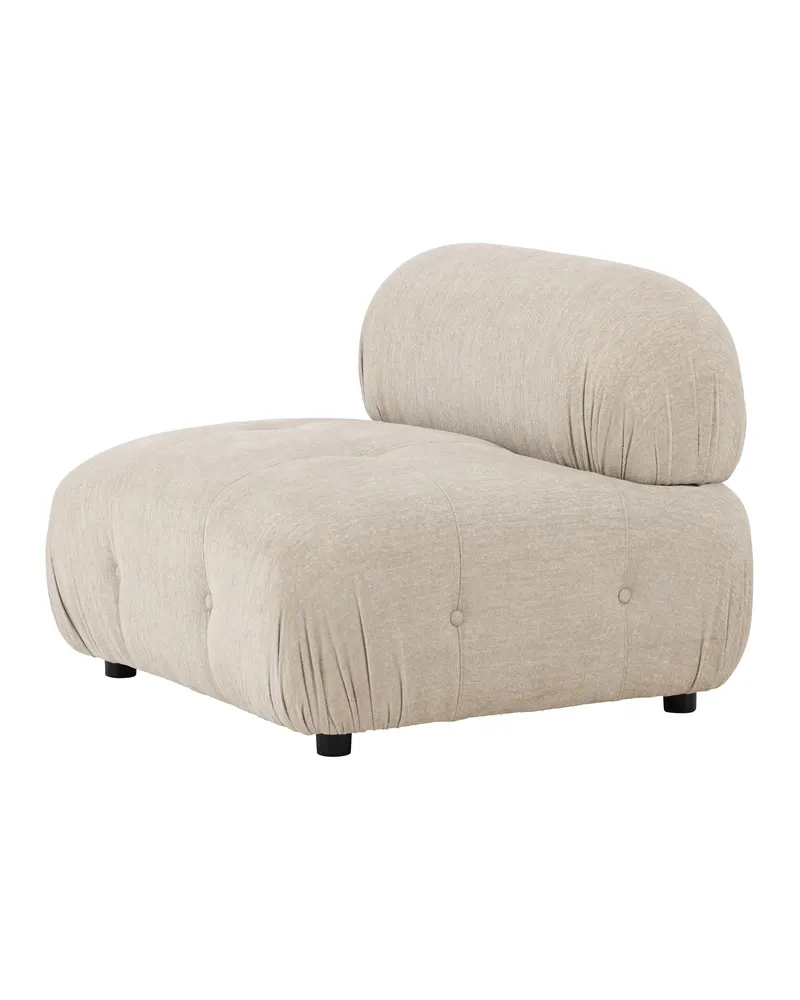 Mika Sofa-Modul mit gerundeten Polsterrollen in 95 × 80 × 95 cm, Ansicht 4