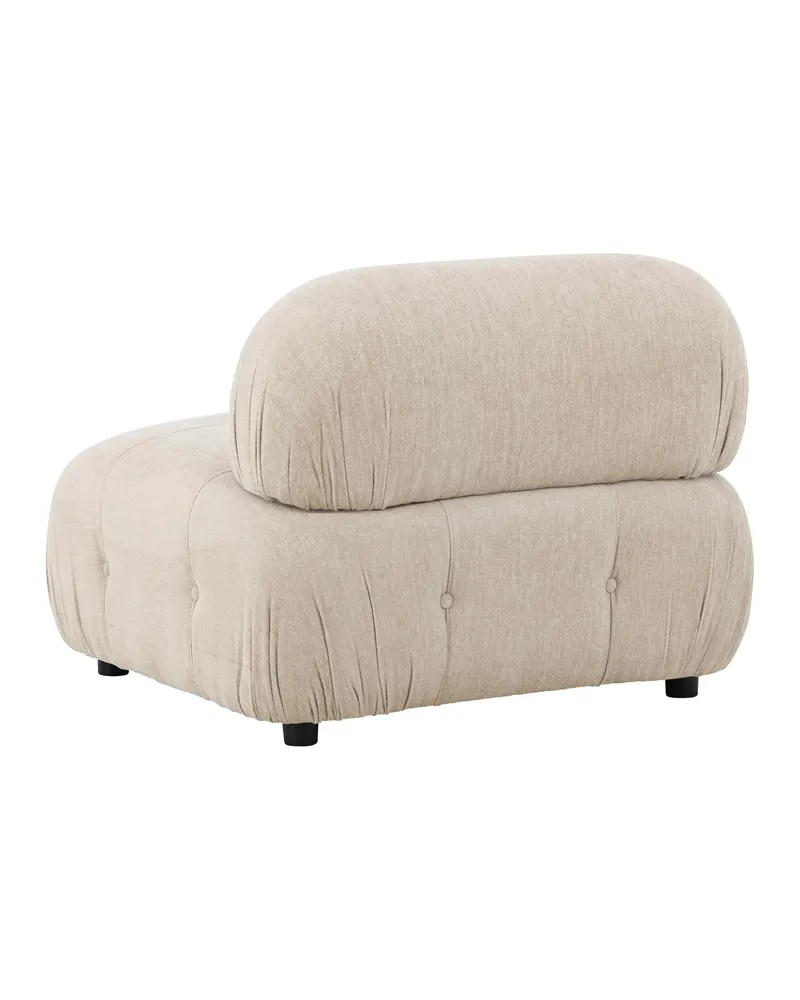 Mika Sofa-Modul mit gerundeten Polsterrollen in 95 × 80 × 95 cm, Ansicht 5