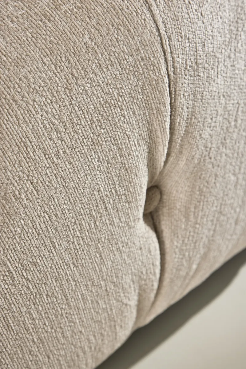 Mika Sofa-Modul mit gerundeten Polsterrollen in 95 × 80 × 95 cm, links, im Wohnraum, Ansicht 5