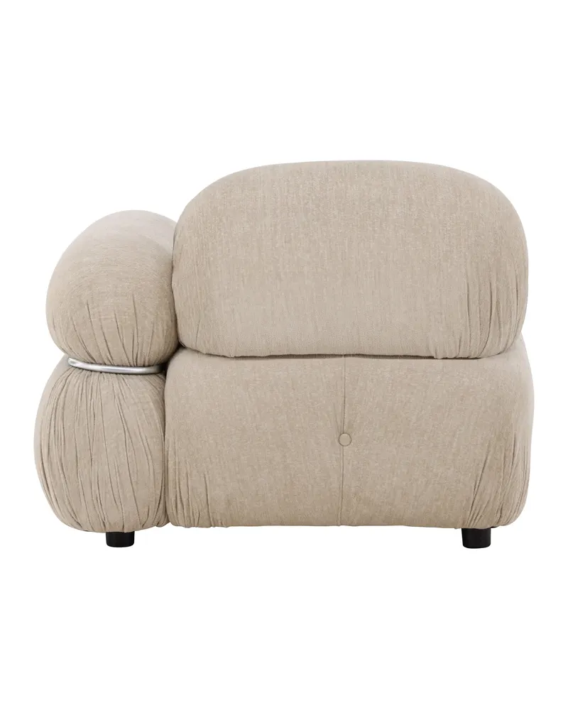 Mika Sofa-Modul mit gerundeten Polsterrollen in 95 × 80 × 95 cm, links, Ansicht 10