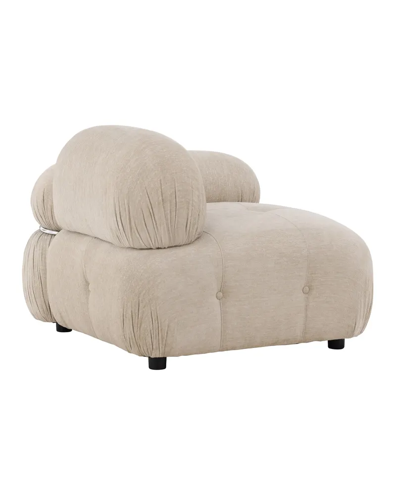 Mika Sofa-Modul mit gerundeten Polsterrollen in 95 × 80 × 95 cm, links, Ansicht 12