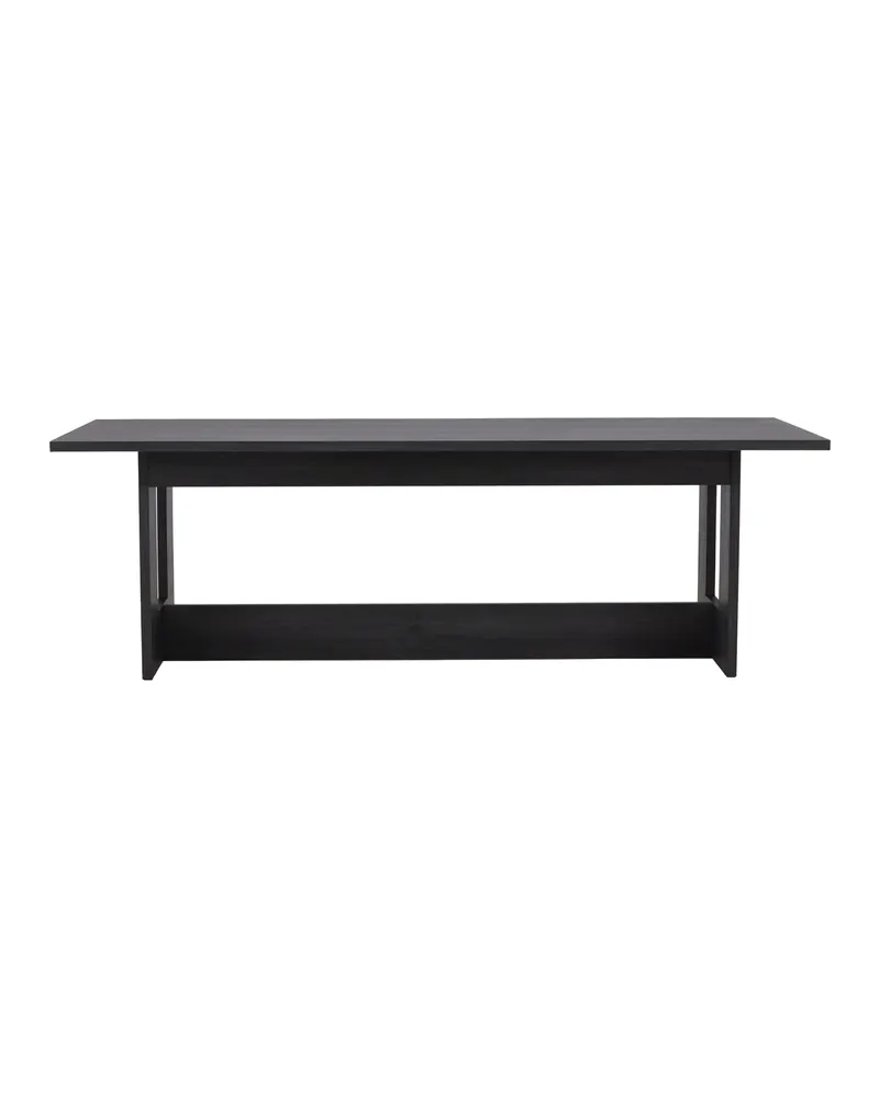 Milly schwarzer Esstisch 235 × 100 cm für acht Personen