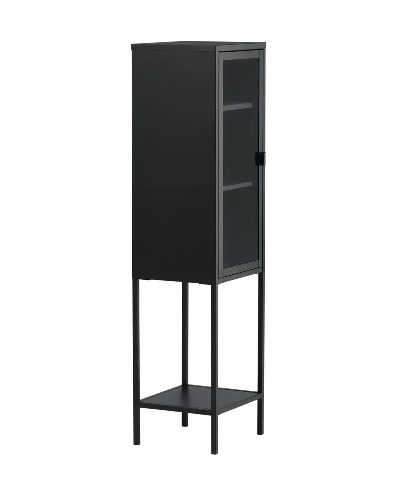 Misha Sideboard aus Stahl in 35 × 150 × 41 cm, Schwarz, Ansicht 11