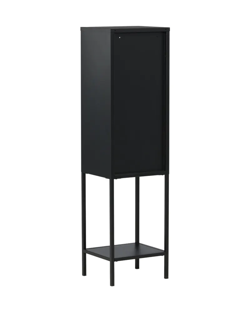 Misha Sideboard aus Stahl in 35 × 150 × 41 cm, Schwarz, Ansicht 6