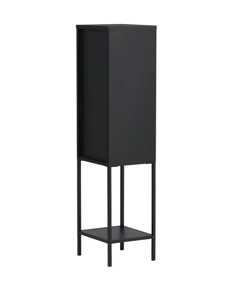 Misha Sideboard aus Stahl in 35 × 150 × 41 cm, Schwarz, Ansicht 9