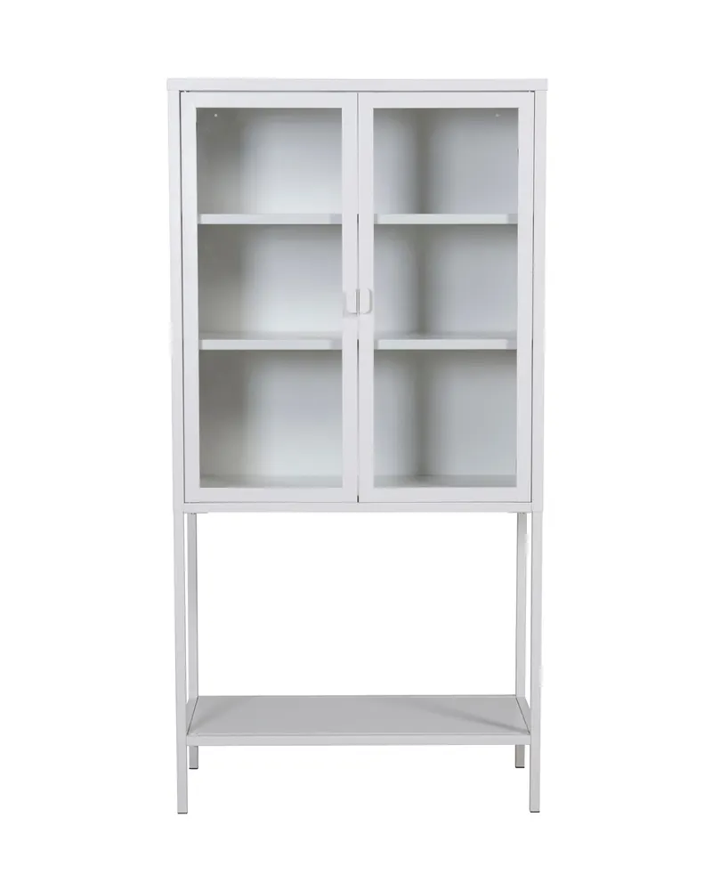Misha Sideboard aus Stahl in 35 × 150 × 75 cm, Weiß, Ansicht 1