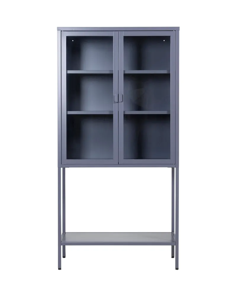Misha Sideboard aus Stahl in 35 × 150 × 75 cm, Grau, Ansicht 1