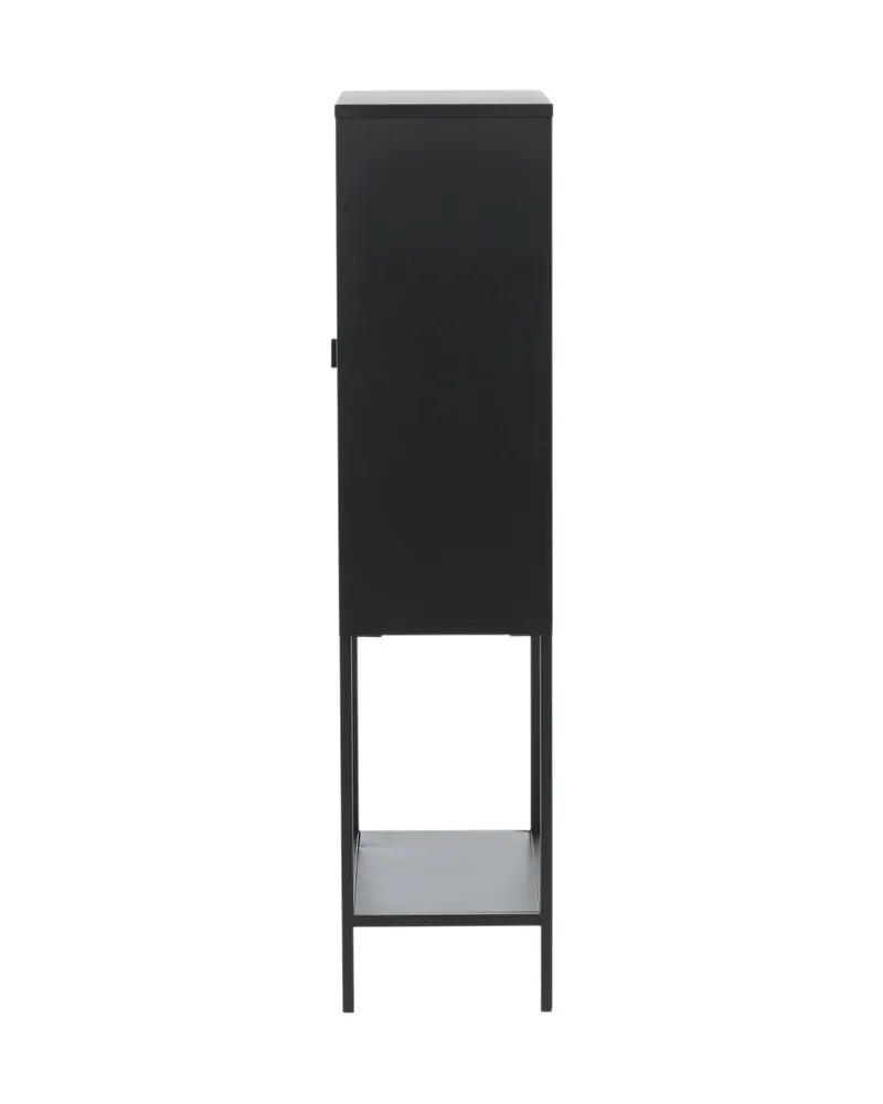 Misha Sideboard aus Stahl in 35 × 150 × 75 cm, Schwarz, Ansicht 4