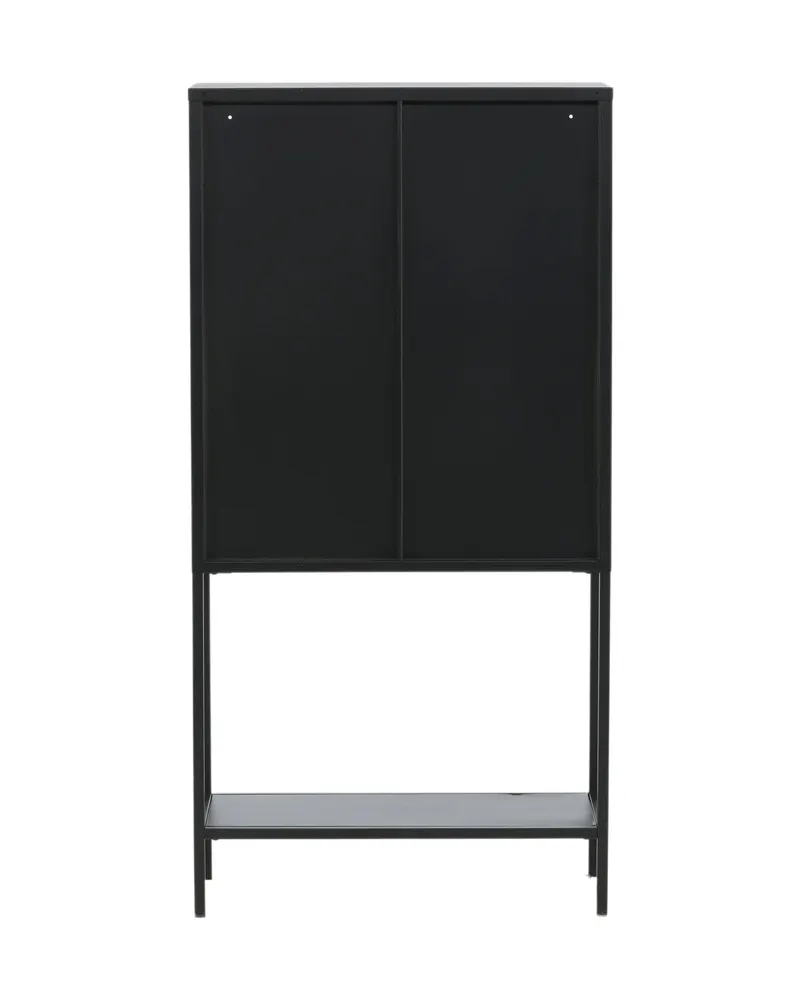Misha Sideboard aus Stahl in 35 × 150 × 75 cm, Schwarz, Ansicht 7