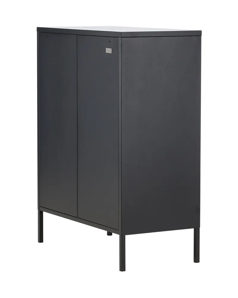 Misha Sideboard aus Stahl in 40 × 102 × 80 cm, Schwarz, Ansicht 12