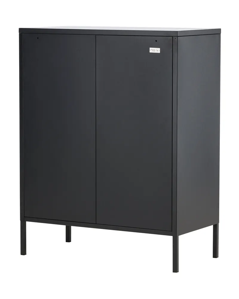 Misha Sideboard aus Stahl in 40 × 102 × 80 cm, Schwarz, Ansicht 5