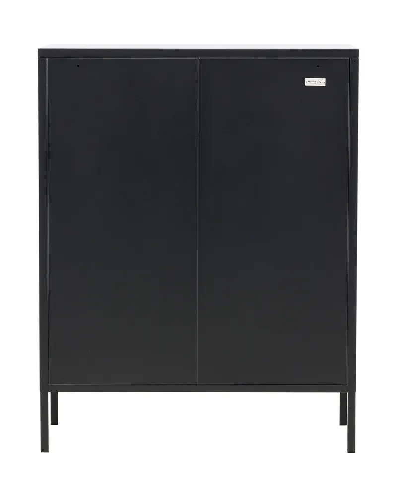 Misha Sideboard aus Stahl in 40 × 102 × 80 cm, Schwarz, Ansicht 6