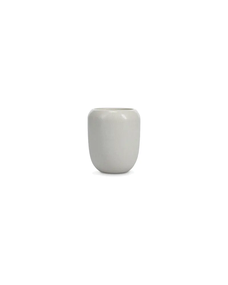 Mochi Becher aus Steinzeug mit wulstigem Rand, Beige