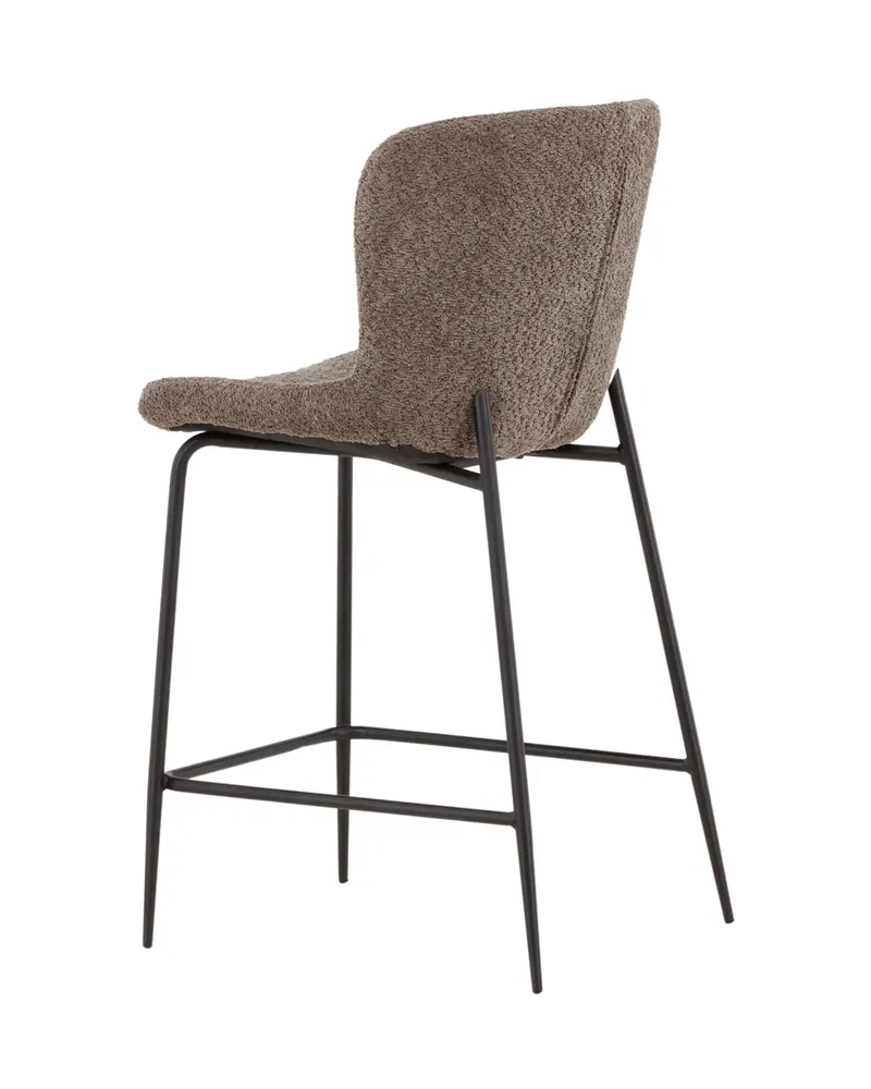 Modesto Barhocker mit Lehne in Bouclé, Ansicht 10