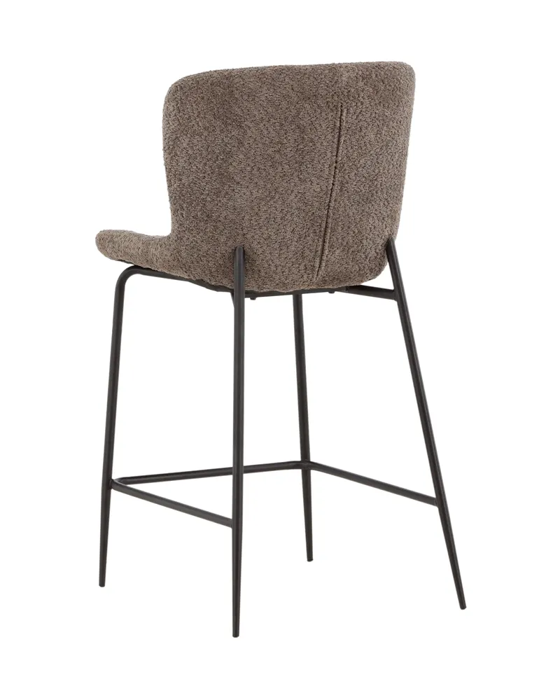 Modesto Barhocker mit Lehne in Bouclé, Ansicht 11