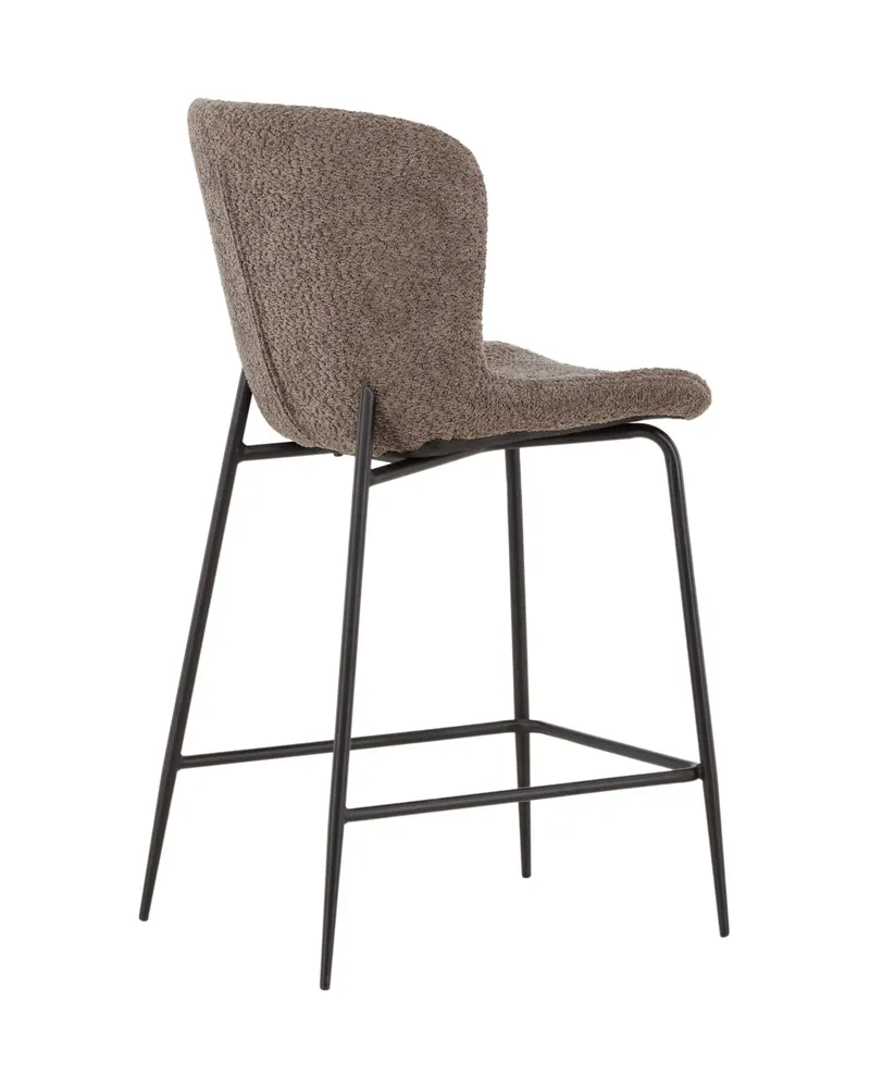 Modesto Barhocker mit Lehne in Bouclé, Ansicht 12