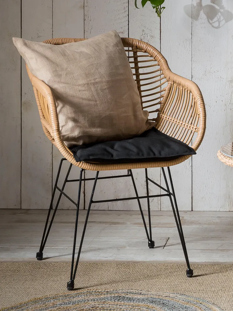 Outdoor Sitzgruppe aus Polyrattan, Ansicht 3