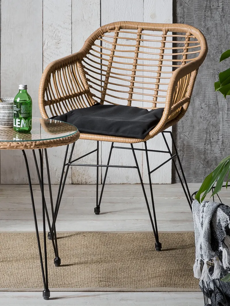Outdoor Sitzgruppe aus Polyrattan, Ansicht 5