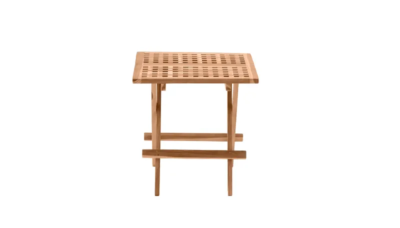 Outdoor Tisch aus Teakholz, natur, Ansicht 2