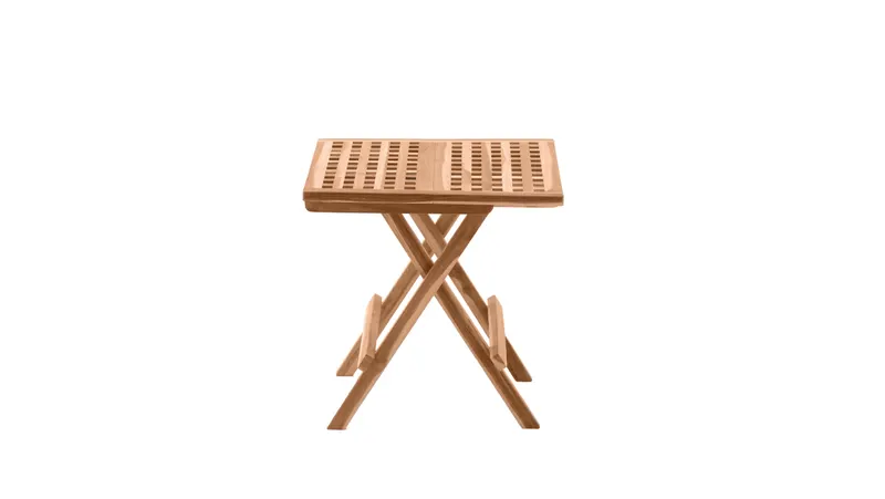 Outdoor Tisch aus Teakholz, natur, Ansicht 3