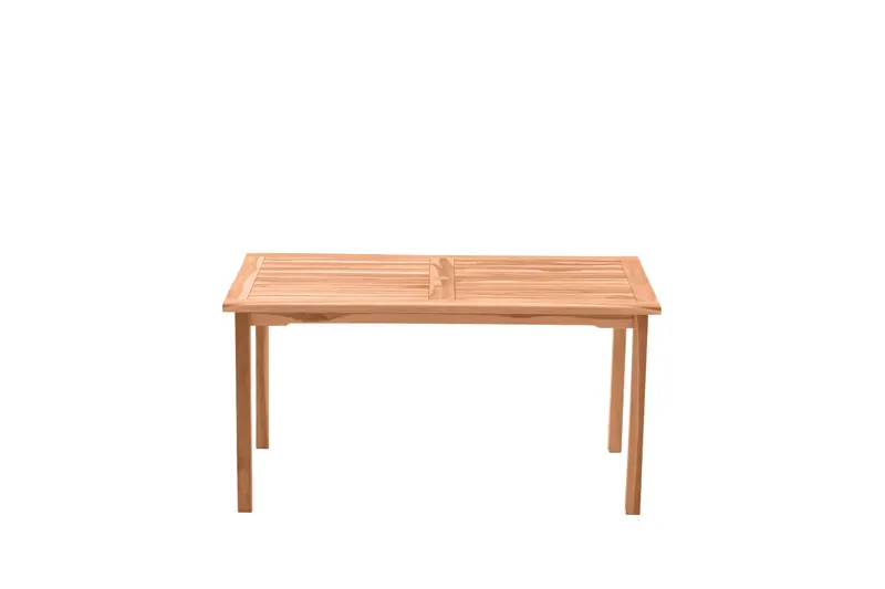Gartentisch 150 × 90 cm aus Teakholz, natur, Ansicht 2