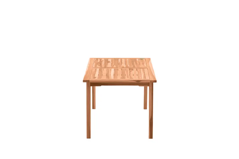 Gartentisch 150 × 90 cm aus Teakholz, natur, Ansicht 3