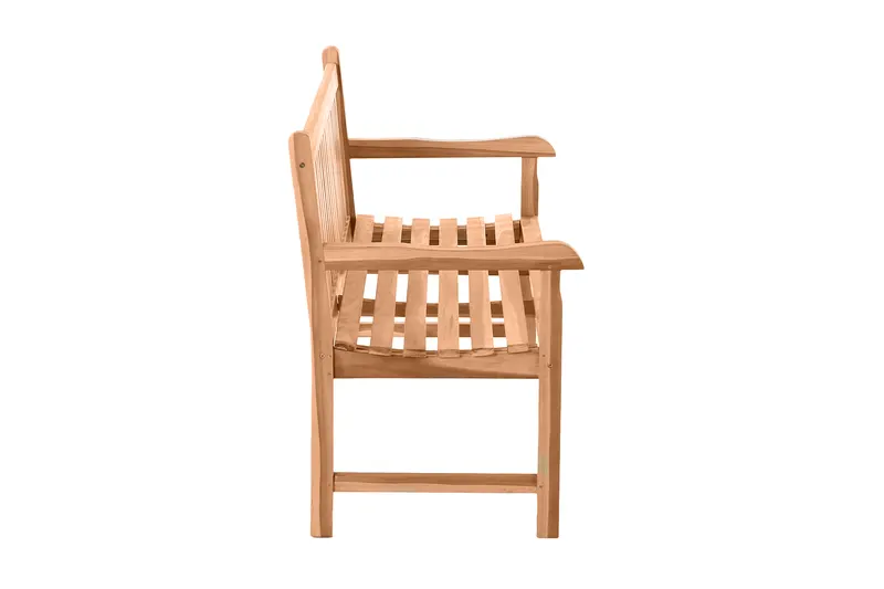 Gartensitzbank 150 cm aus Teakholz, natur, Ansicht 2
