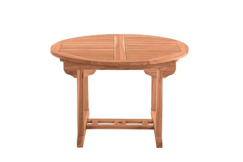 Gartentisch Ø 120 cm aus Teakholz, natur, Ansicht 5