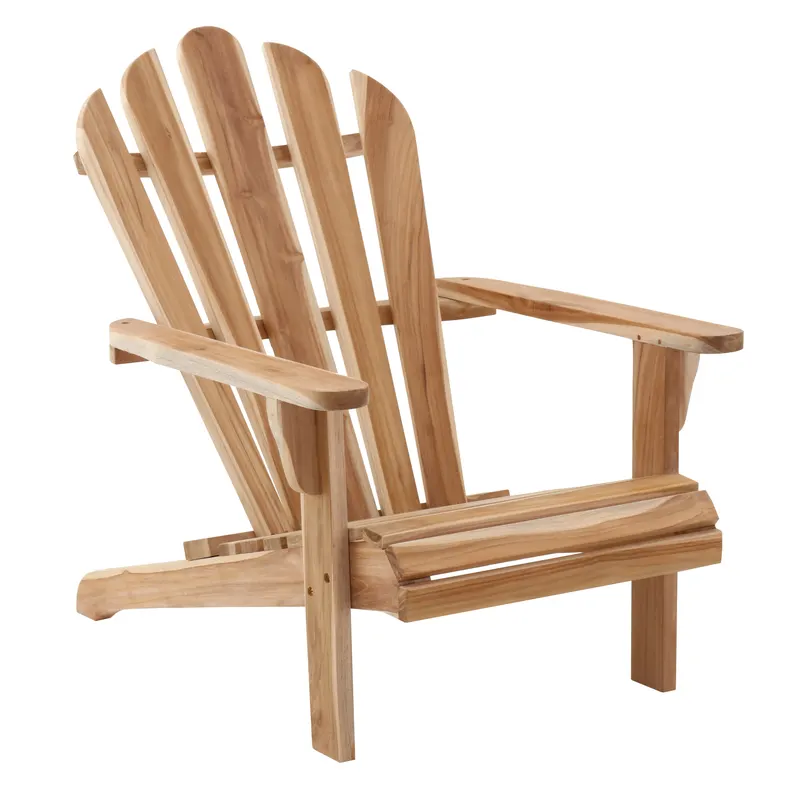 Outdoor Gartensessel aus Teakholz, natur, Ansicht 2