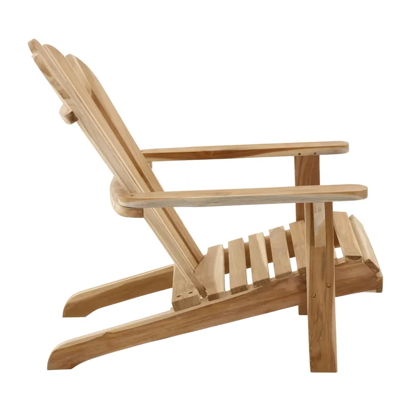 Outdoor Gartensessel aus Teakholz, natur, Ansicht 3