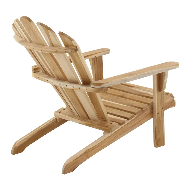 Outdoor Gartensessel aus Teakholz, natur, Ansicht 4