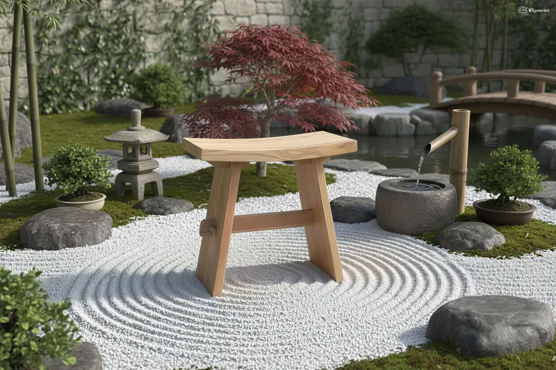 Outdoor Hocker aus Teakholz, Natur, Ansicht 3