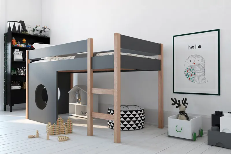 Seitenpaneel, 2er-Set für Bett 12020018, grau, Ansicht 6