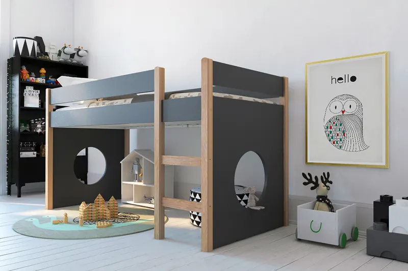 Seitenpaneel, 2er-Set für Bett 12020018, grau, Ansicht 7