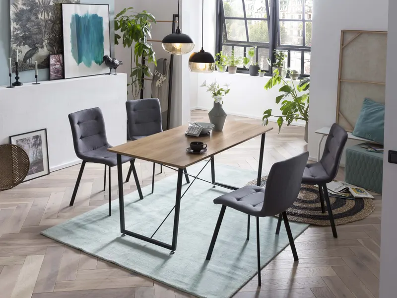 Tisch 140 × 70 cm, Akazie-Dekor/natur, Ansicht 10