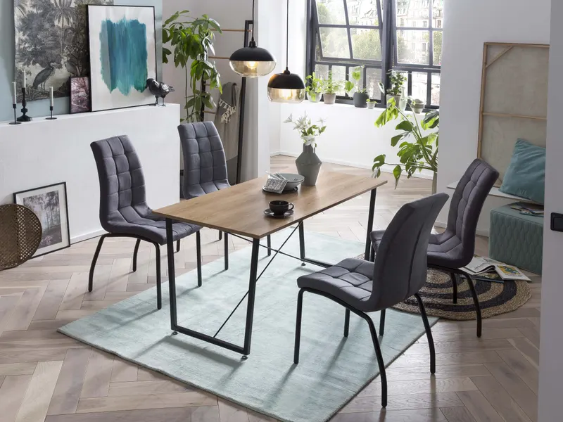 Tisch 140 × 70 cm, Akazie-Dekor/natur, Ansicht 11