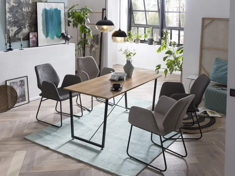 Tisch 140 × 70 cm, Akazie-Dekor/natur, Ansicht 8