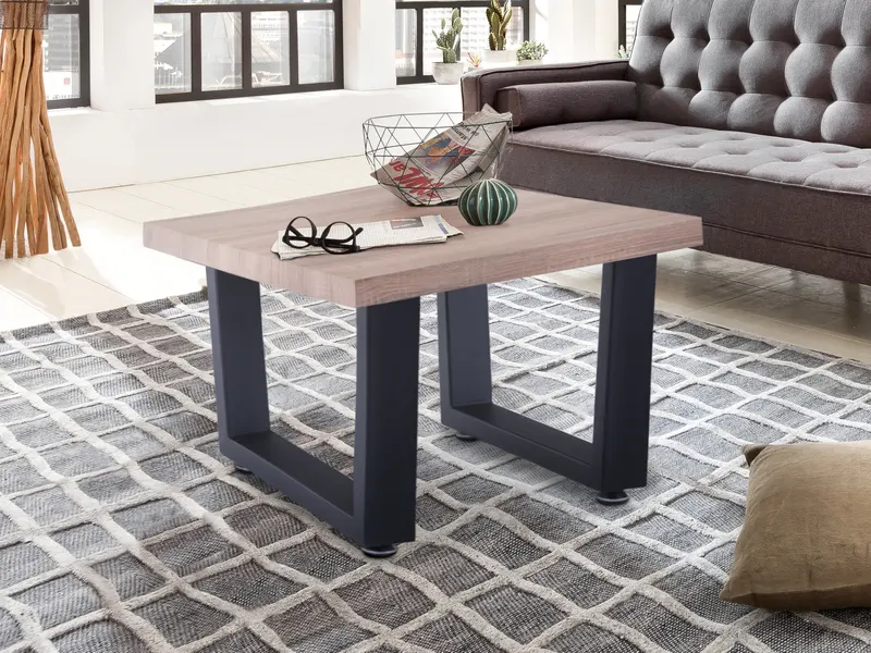 Couchtisch 60 × 60 cm, Sonoma-Eiche-Dekor, Ansicht 6