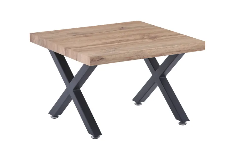 Couchtisch 60 × 60 × 40 cm, Wildeiche-Dekor, Ansicht 1