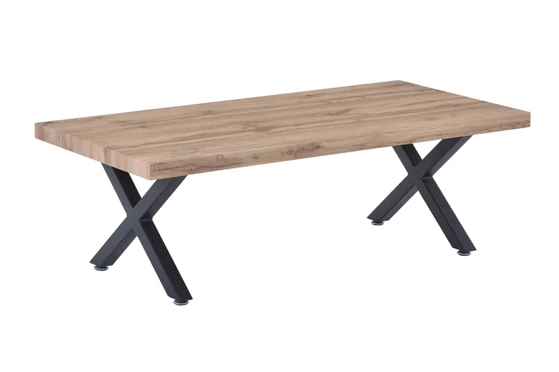 Couchtisch 120 × 60 × 40 cm, Wildeiche-Dekor, Ansicht 1
