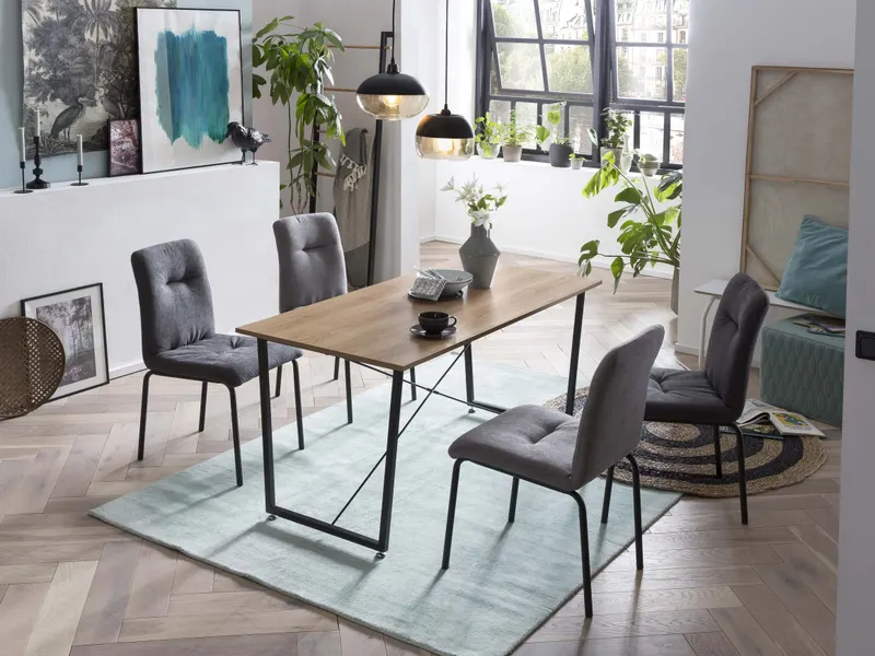 Tisch 140 × 70 cm, Akazie-Dekor/natur, Ansicht 6
