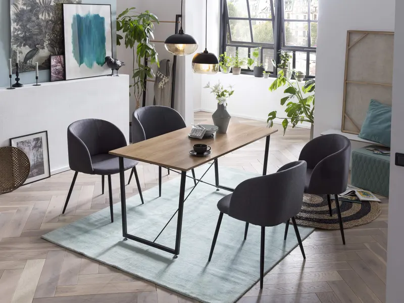 Tisch 140 × 70 cm, Akazie-Dekor/natur, Ansicht 9
