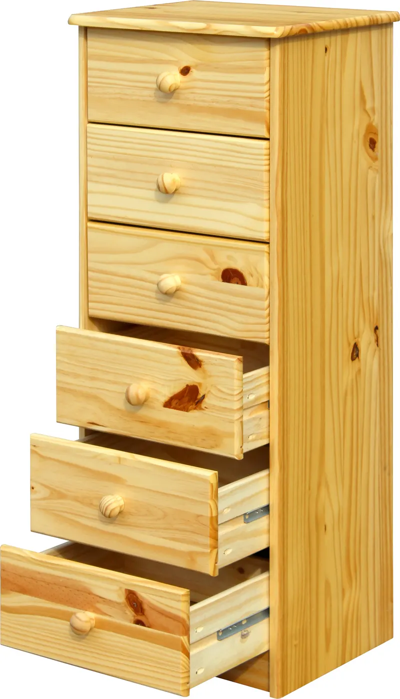 Kommode aus massivem Kiefernholz, natur lackiert, Ansicht 3