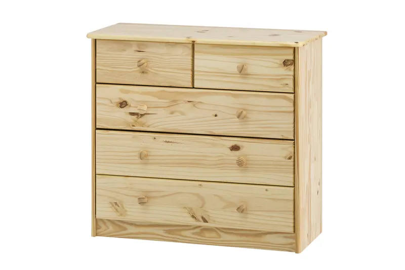 Kommode aus massivem Kiefernholz, natur lackiert, Ansicht 3