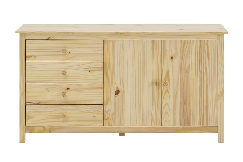 Sideboard aus lackierter Kiefer massiv, natur