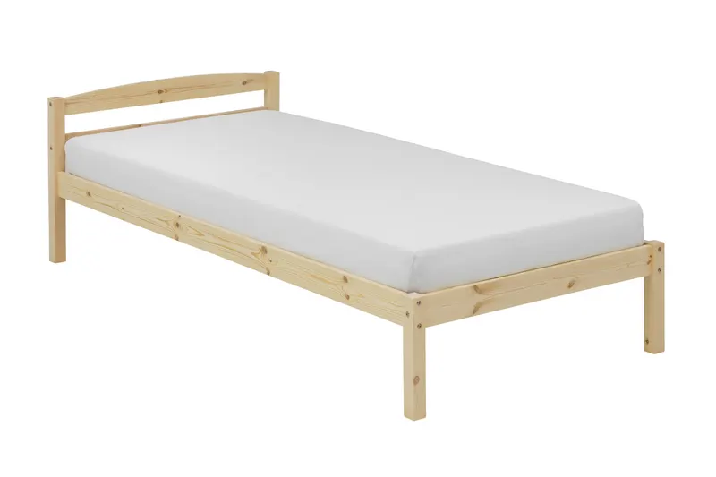 Bett aus massiver Fichte, natur unbehandelt, Ansicht 3