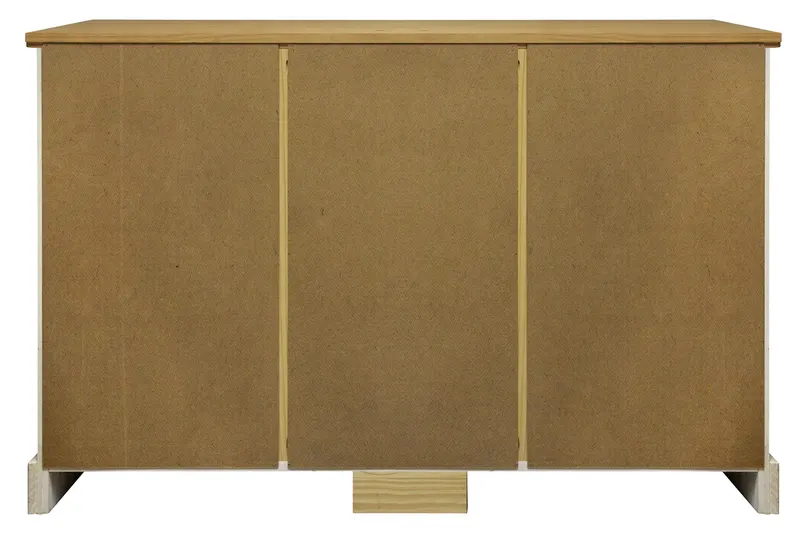 Sideboard aus massiver Kiefer mit honigfarbiger Deckplatte, Ansicht 7