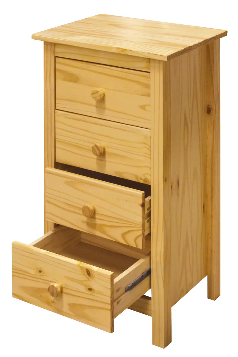 Kommode aus massivem Kiefernholz, natur lackiert, Ansicht 2