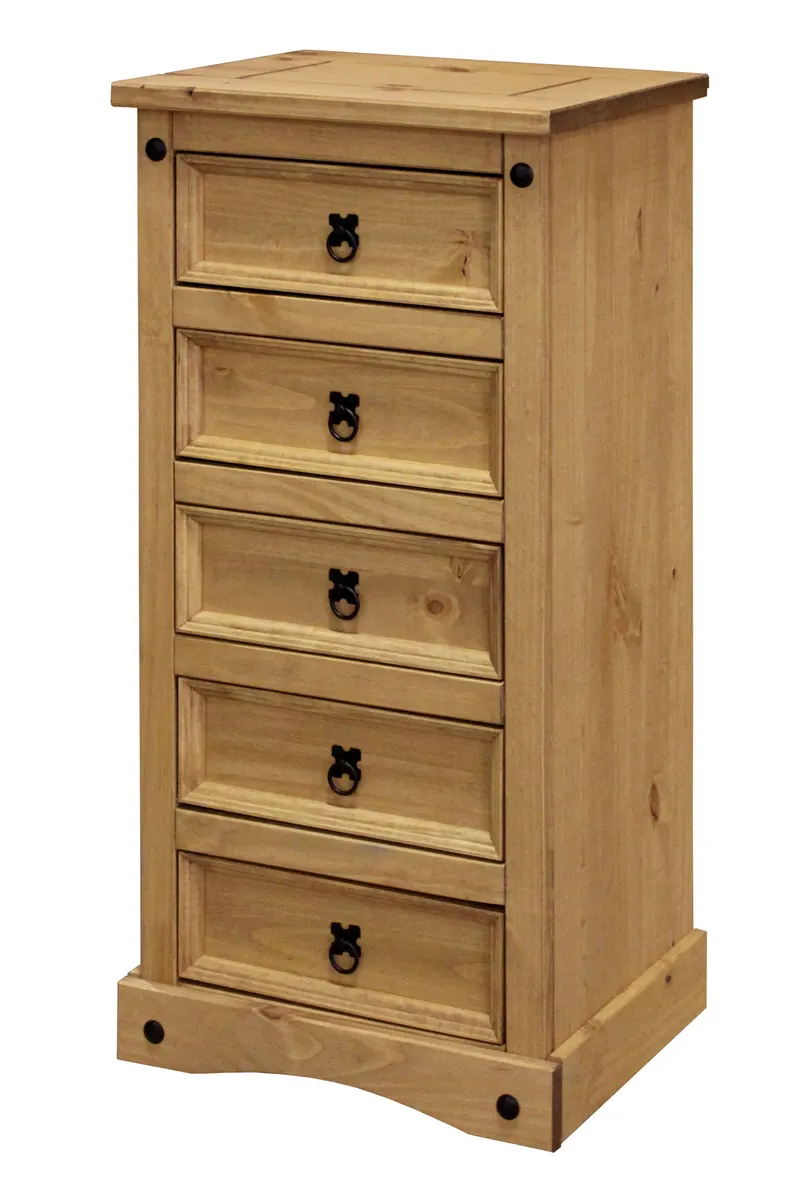Kommode aus massivem Kiefernholz, natur gewachst, Ansicht 2